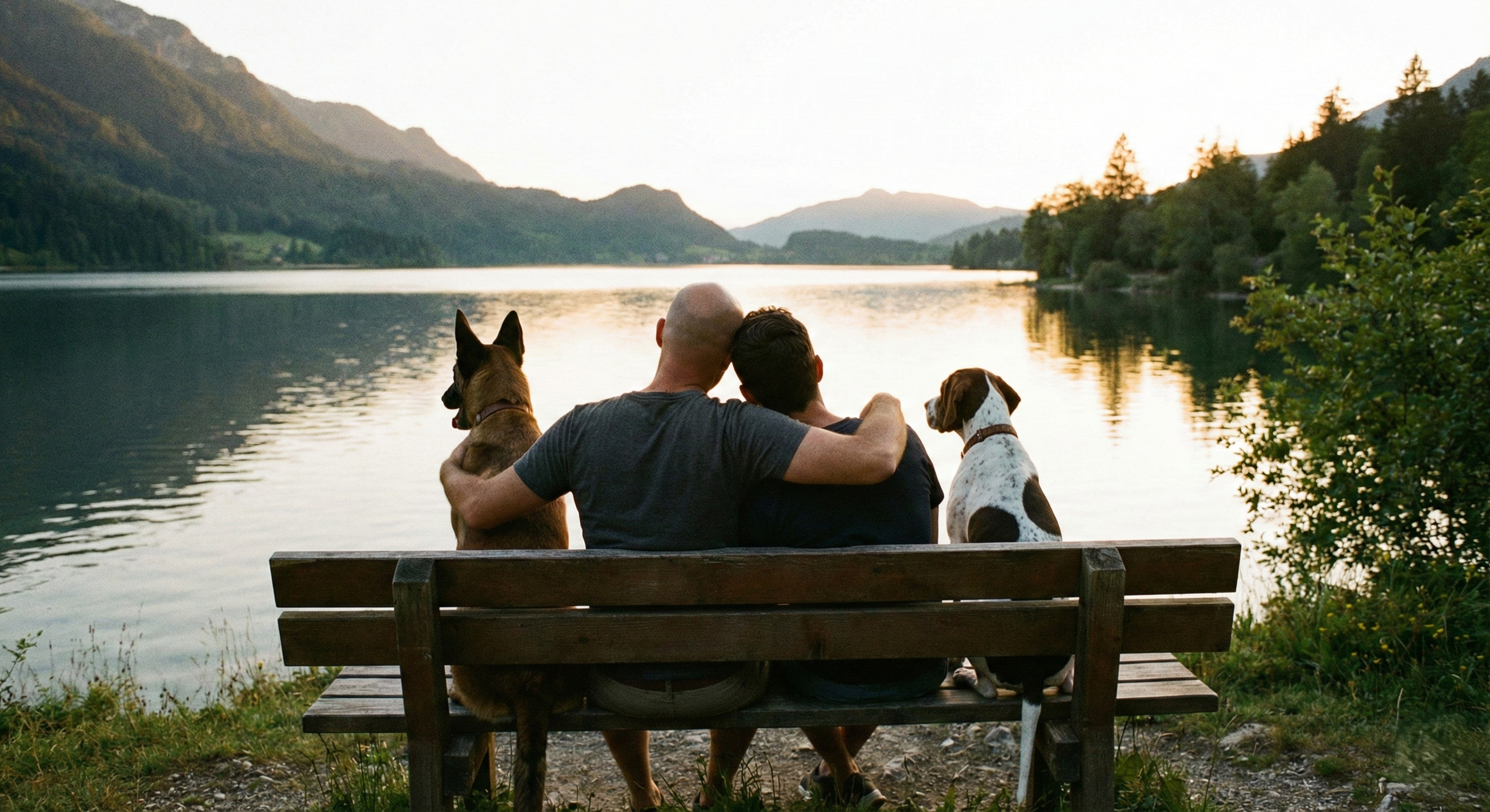El amor es la manifestación de apoyo y comprensión 